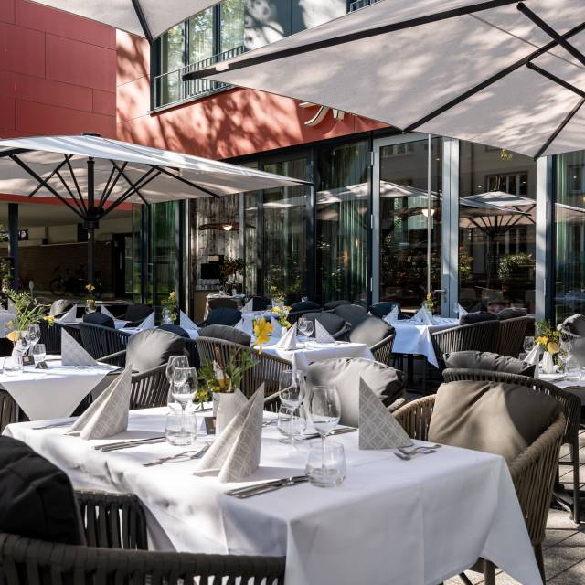 Terrasse im Designhotel - Tagen am Stadtgarten Freiburg